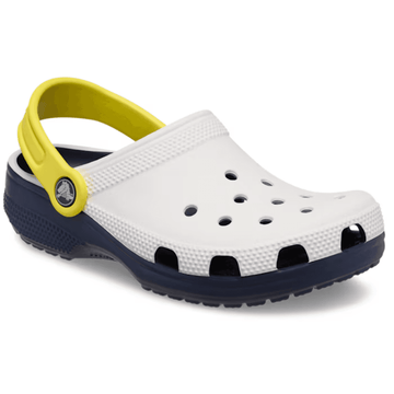 Crocs Kids Classic Retro Sport Clogs - White