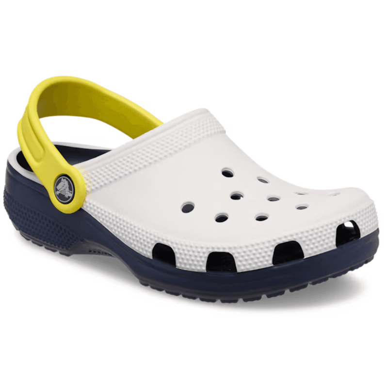 Crocs Kids Classic Retro Sport Clogs - White