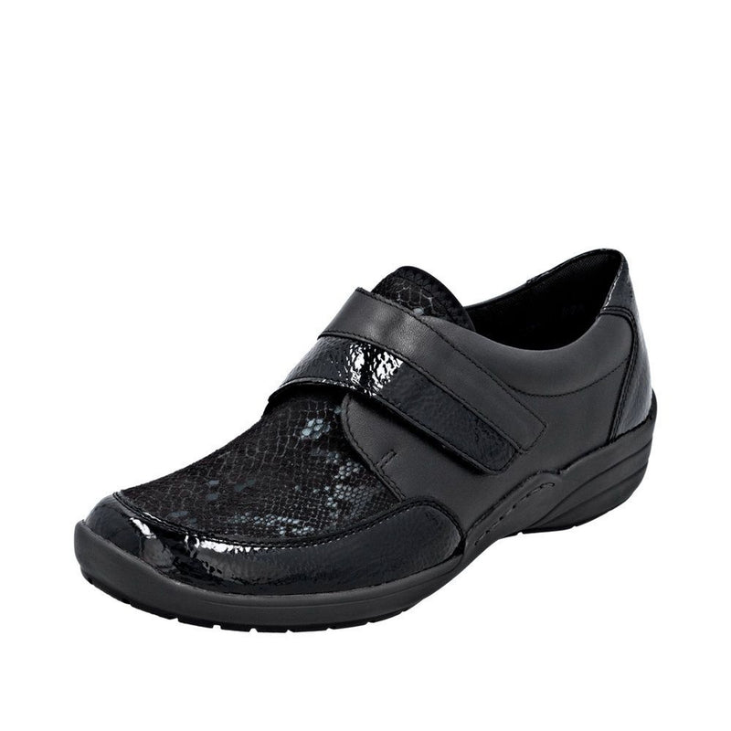 Womens Remonte R7600 Black Casual Shoes - Black