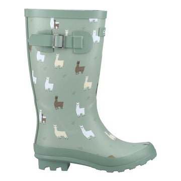 Kids Cotswold Farmyard Junior Wellingtons - Alpaca