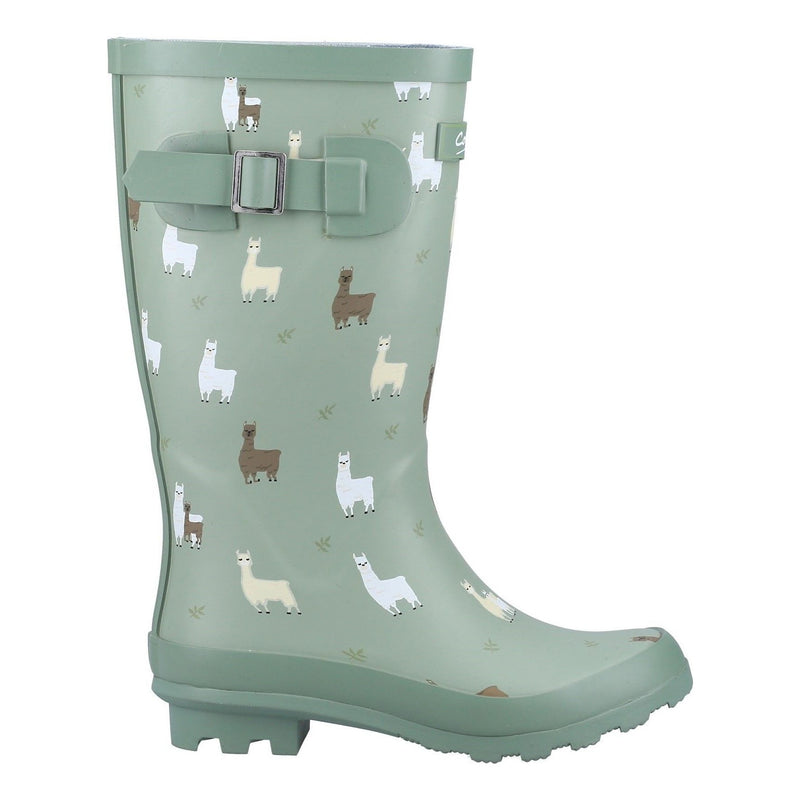 Kids Cotswold Farmyard Junior Wellingtons - Alpaca