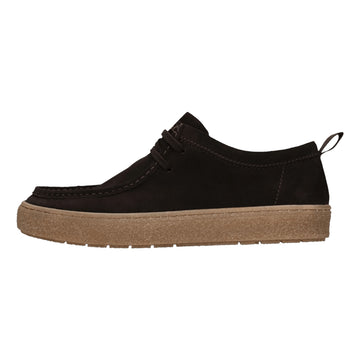Mens Bugatti AP906 Dark Brown Casual Lace-up Shoes - Dark Brown