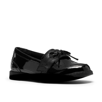 Girls Clarks Scala Lane Older Black Patent School Shoes - Black Patent