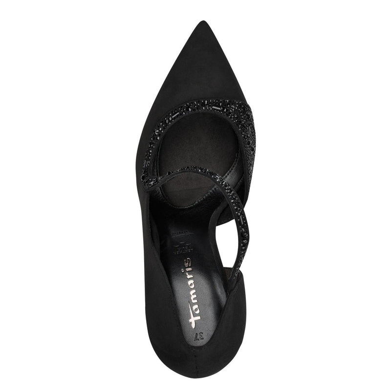 Womens Tamaris 22443 Court Shoes - Black