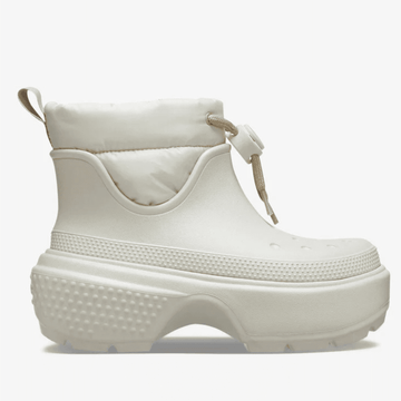 Womens Crocs Stomp Puff Boots - Stucco Natural Beige