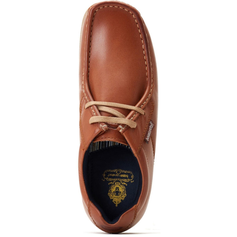 Mens Base London Event Casual Lace-up Shoes - Smu Tan