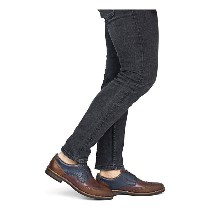 Mens Rieker 13528 Nutmeg Formal Lace-up Shoe - Nutmeg