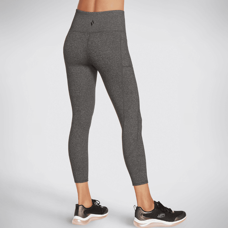 Womens Skechers Ladies High Waist 7/8 Leggings - Grey