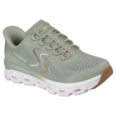 Womens Skechers 180272 Sage Green Slip in Glide-Step Sole Trainer - Sage