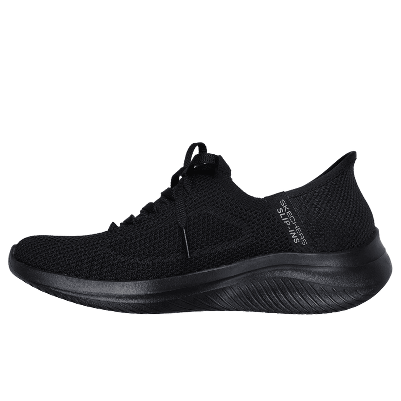 Womens Skechers Slip Ins Ultra Flex 3.0 Trainers - Black