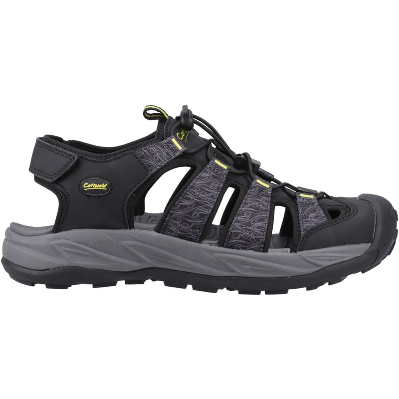 Mens Cotswold Minster Sandals - Black