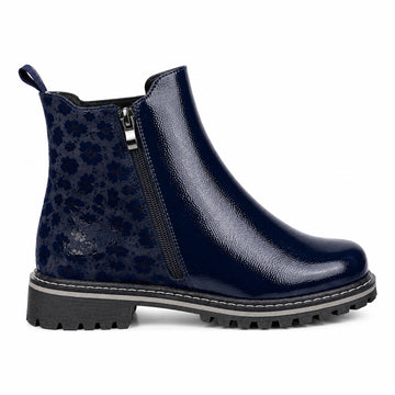 Womens Lunar Bessy Ankle Boots - Navy