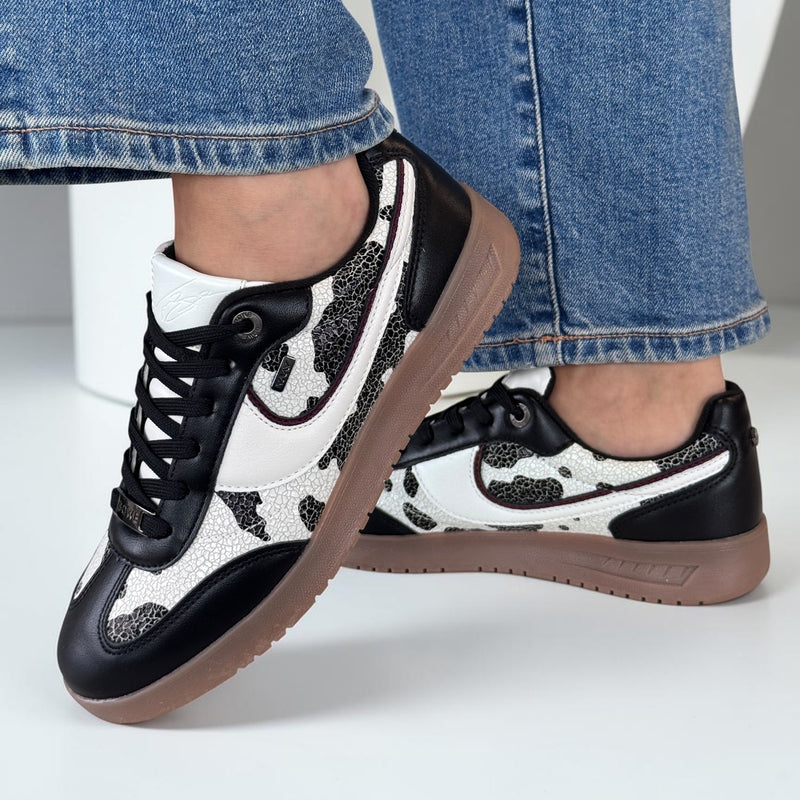 Womens Lloyd & Pryce Royer Trainers - Stealth Safari