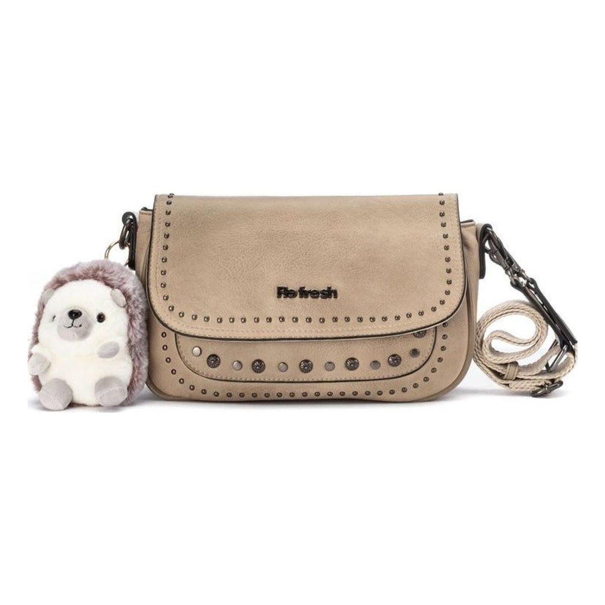 Womens Refresh 183439 Faux Leather Crossbody Bag