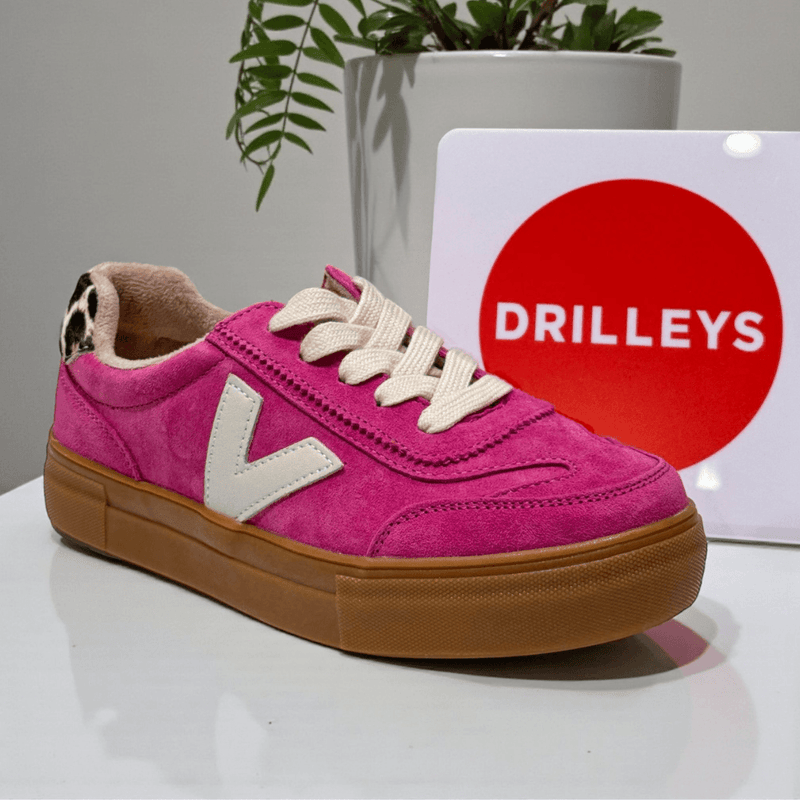 Womens Drilleys Eighty Trainers - Hot Leopard