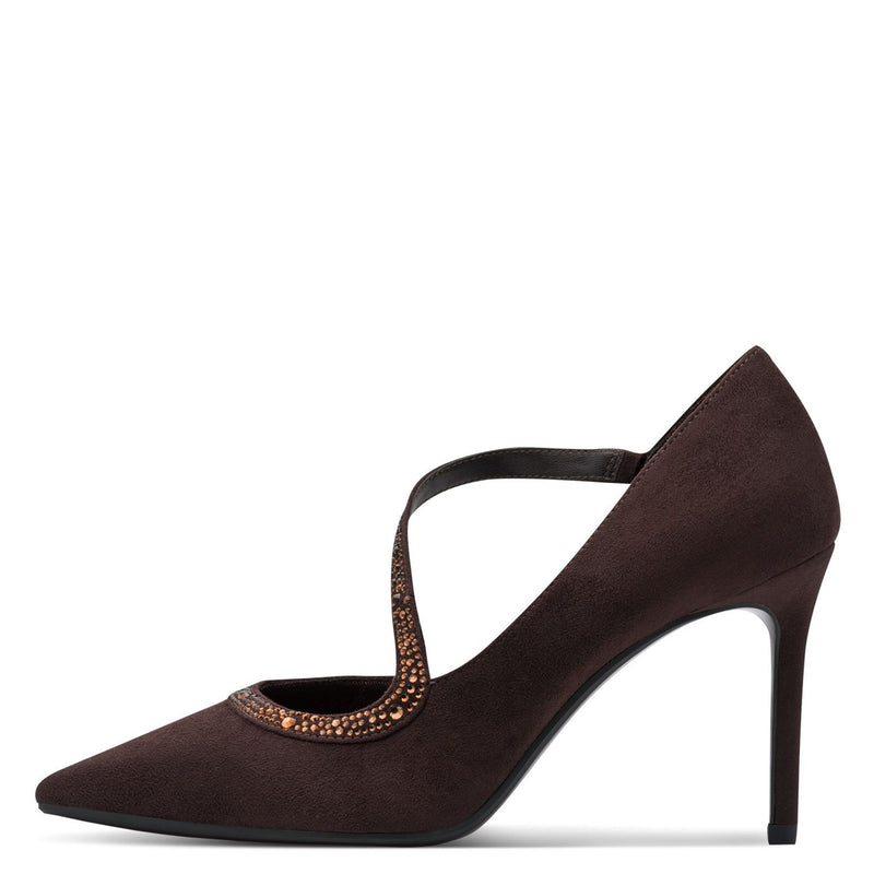 Womens Tamaris 22443 Court Shoes - Mocca