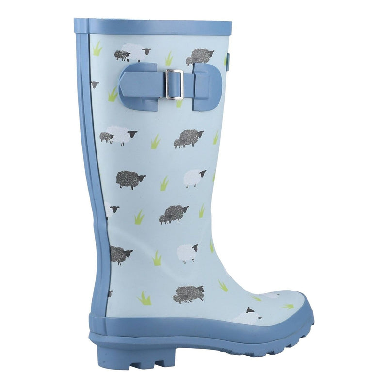 Kids Cotswold Farmyard Junior Wellingtons - Sheep