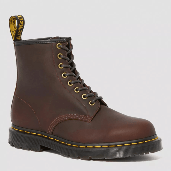 Womens Dr Martens 1460 Wintergrip Leather Cocoa Brown Boots - Cocoa Brown