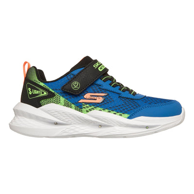 Junior Boys Skechers 401490L Meteor-Lights 2.0 Trainers - Blue