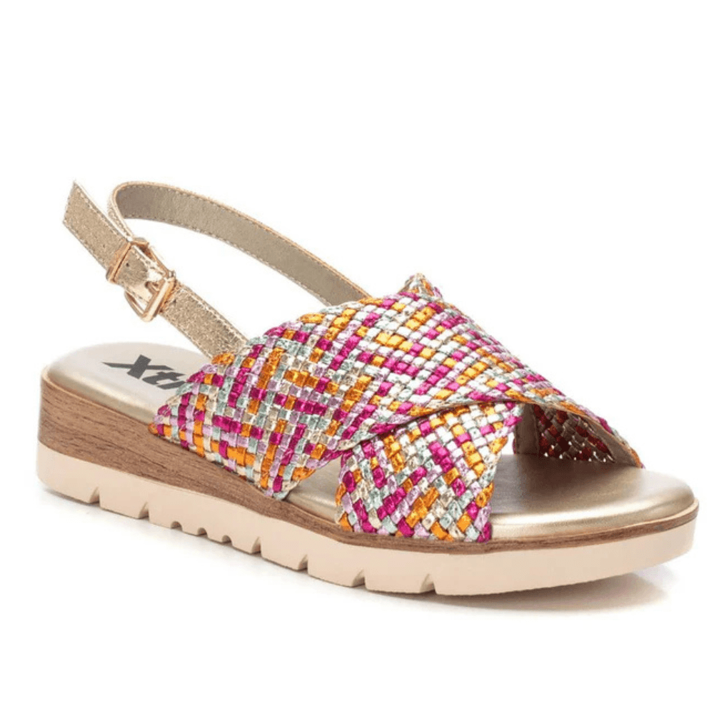 Womens Xti 143947 Woven Slingback Sandals