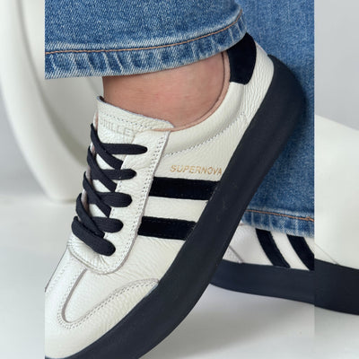 Womens Drilleys Thirty Two Trainers - Whipped Jedi