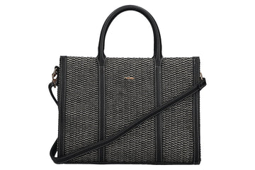 Womens Rieker H1013 Black Combi Shoulder Bag - Black Combi