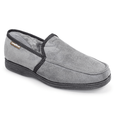 Mens Lazy Dogz Eden Slipper - Grey