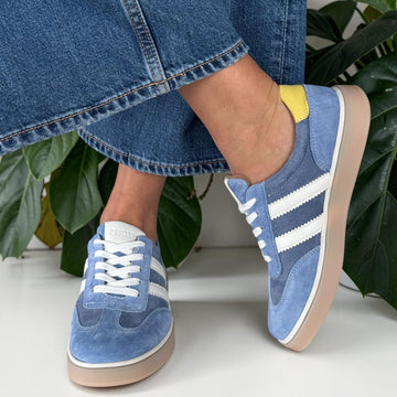 Womens Drilleys Seventy Five Trainers - Denim