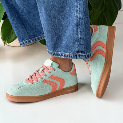 Womens Teddy Smith 120519 Gumsole Trainers - Aqua