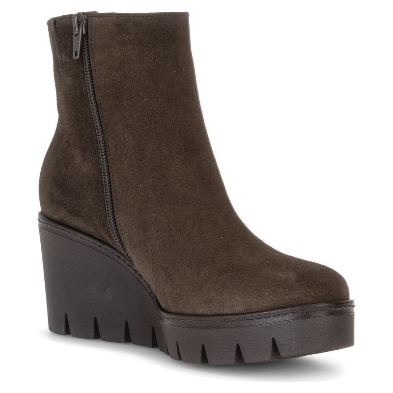 Womens Gabor 8045 Ankle Boots - Dark Brown