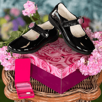 Infant Girls Lelli Kelly Fior Di Mele - Crystal Apple - Black