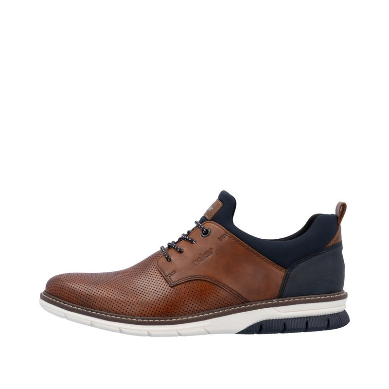 Mens Rieker 14450 Brown Formal Lace-up Shoe - Brown