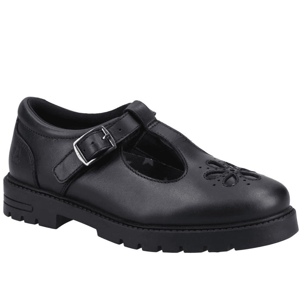 Hush Puppies Fiona Junior Girls T-Bar School Shoes