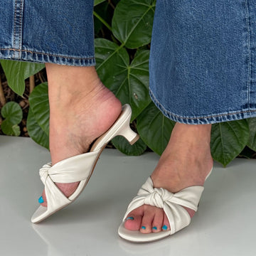 Womens Marco Tozzi 27202 Cream Heeled Sandals - Cream