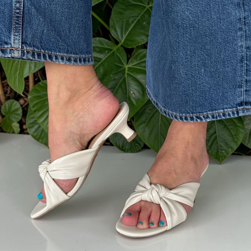 Womens Marco Tozzi 27202 Cream Heeled Sandals - Cream