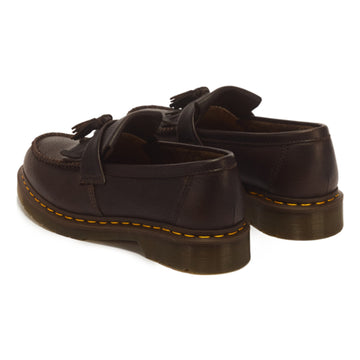 Mens Dr. Martens Adrian Ambassador Dark Brown Soft Leather Loafers - Dark Brown