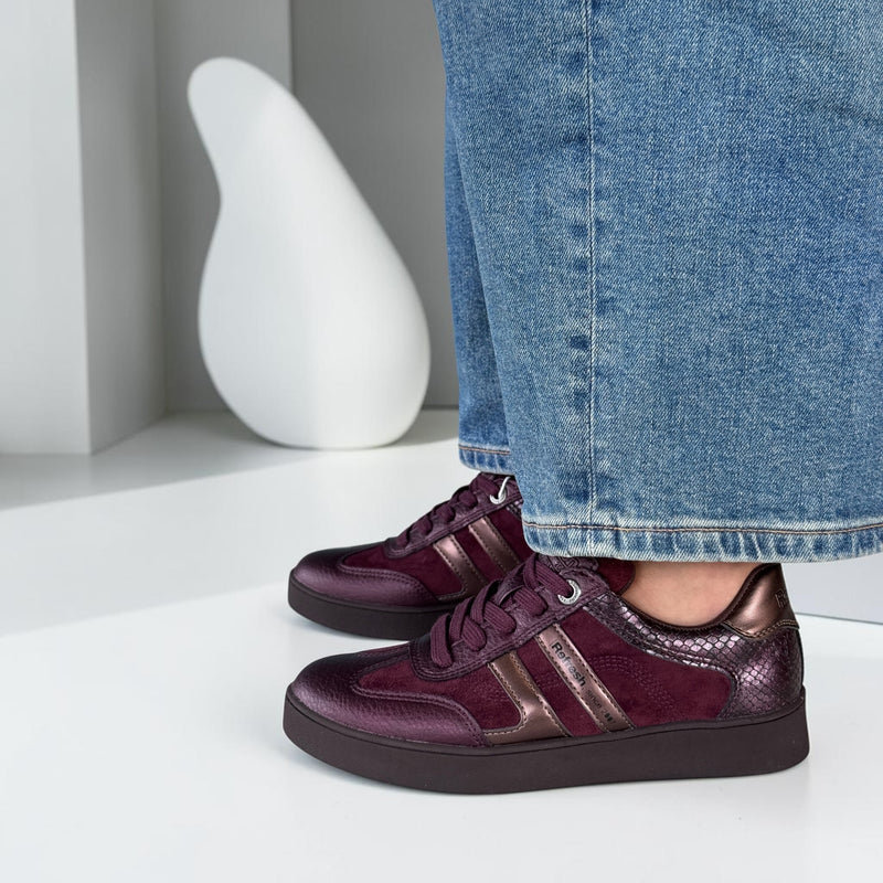 Womens Refresh 176085 Trainers - Burgundy