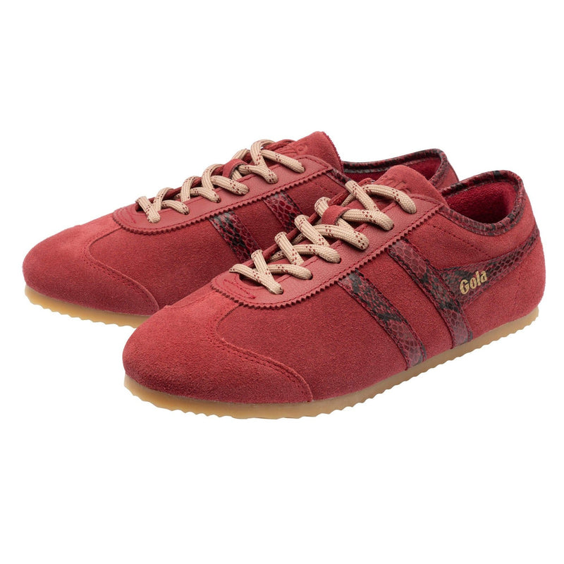 Womens Gola Cleora II Deep Red Trainers - Deep Red