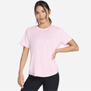 Womens Skechers GO Dri Swift Tee - Pink
