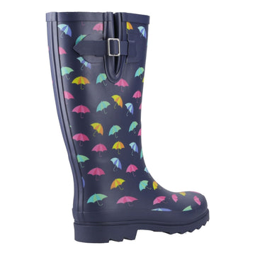 Womens Cotswold Cleeve Tall Wellingtons - Navy