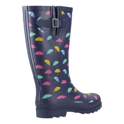 Womens Cotswold Cleeve Tall Wellingtons - Navy