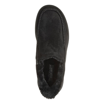 Mens Skechers Murette - Scofield Slip-Ins Slippers - Black