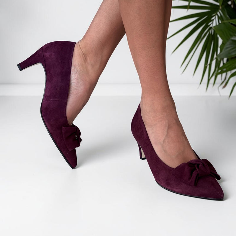 Womens Gabor 3014 Court Shoes - Mulberry