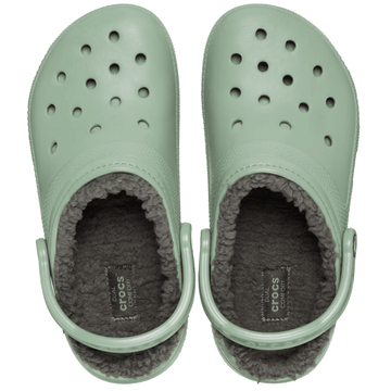 Mens Crocs Classic Lined Crocs - Moss Green