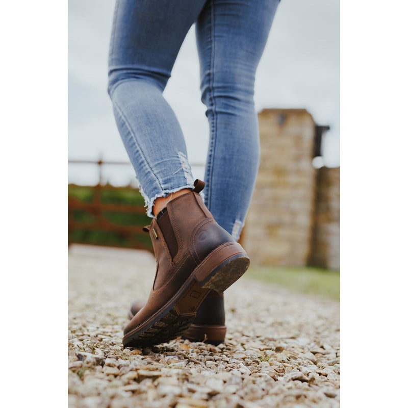 Womens Cotswold Laverton Ankle Boots - Brown