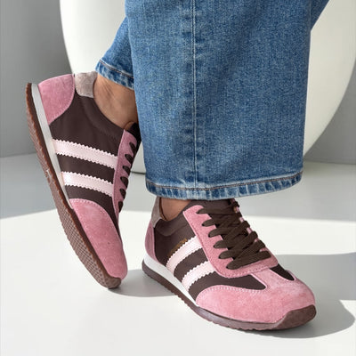 Womens Drilleys Ninety Nine Trainers AW26 - Pink Truffle