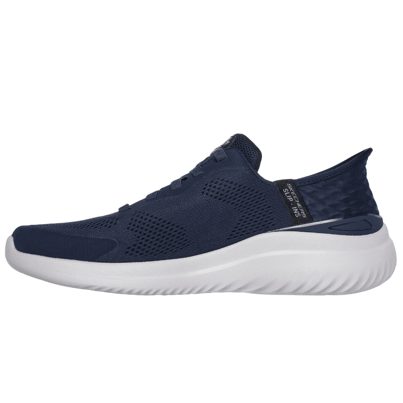 Mens Skechers Slip Ins Bounder Trainers Navy - Navy