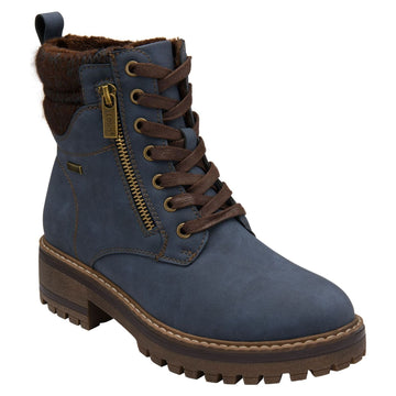 Womens Lotus Stefani ULB446 Ankle Boots - Blue