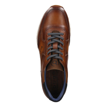 Mens Bugatti A021P Cognac Trainers - Cognac