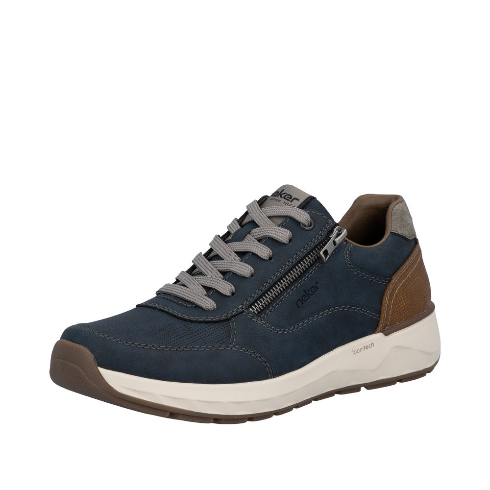 Mens Rieker 11504 Blue Trainers